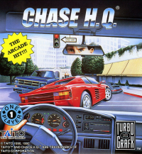 Chase HQ TurboGrafx-16 US box art